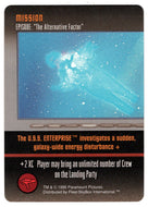 Mission - The Alternative Factor (Trading Card) - Star Trek The Card Game - 1996 Skybox - Mint