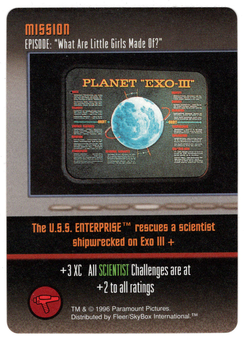 Mission - What are Little Girls Made of? (Trading Card) - Star Trek The Card Game - 1996 Skybox - Mint