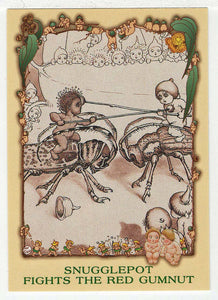 Snugglepot Fights the Red Gumnut (Trading Card) May Gibbs - 1995 Tempo # 14 - Mint