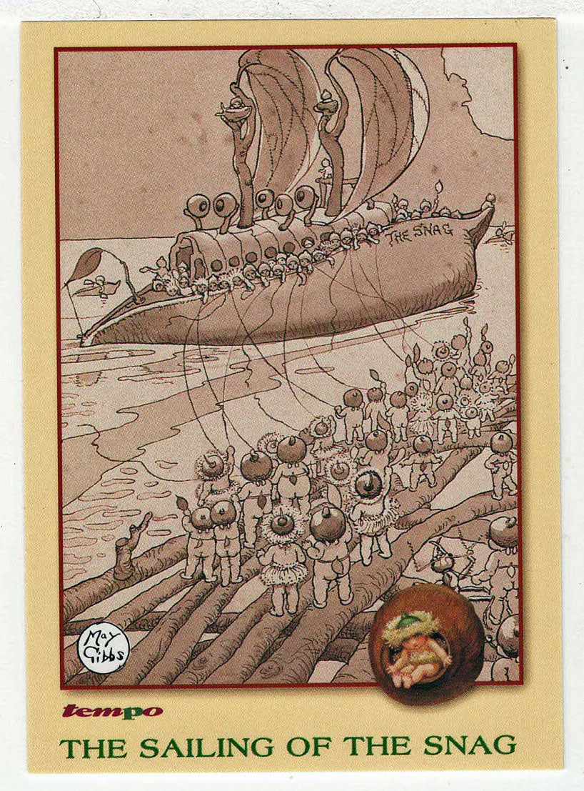 The Sailing of the Snag (Trading Card) May Gibbs - 1995 Tempo # 26 - Mint