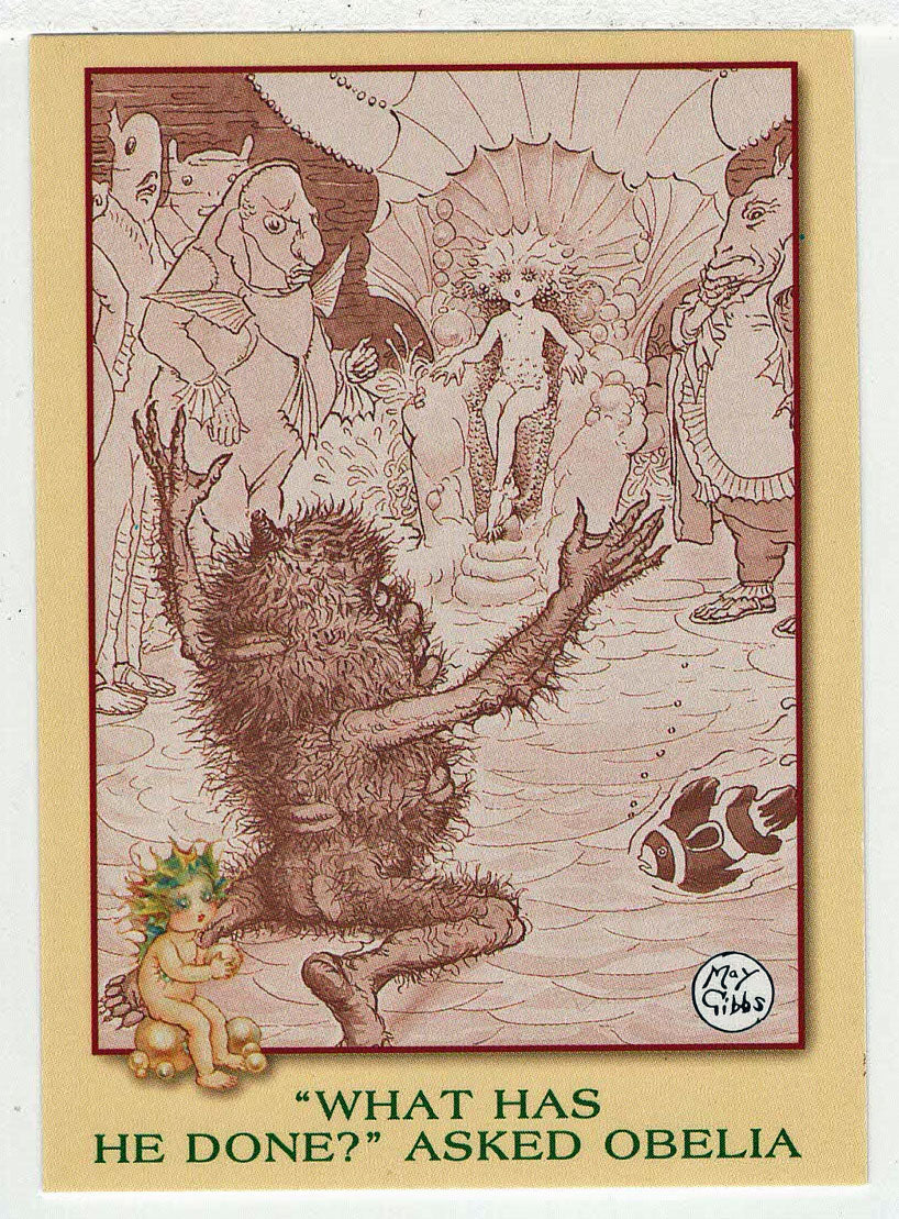 What Has He Done? asked Obelia (Trading Card) May Gibbs - 1995 Tempo # 61 - Mint