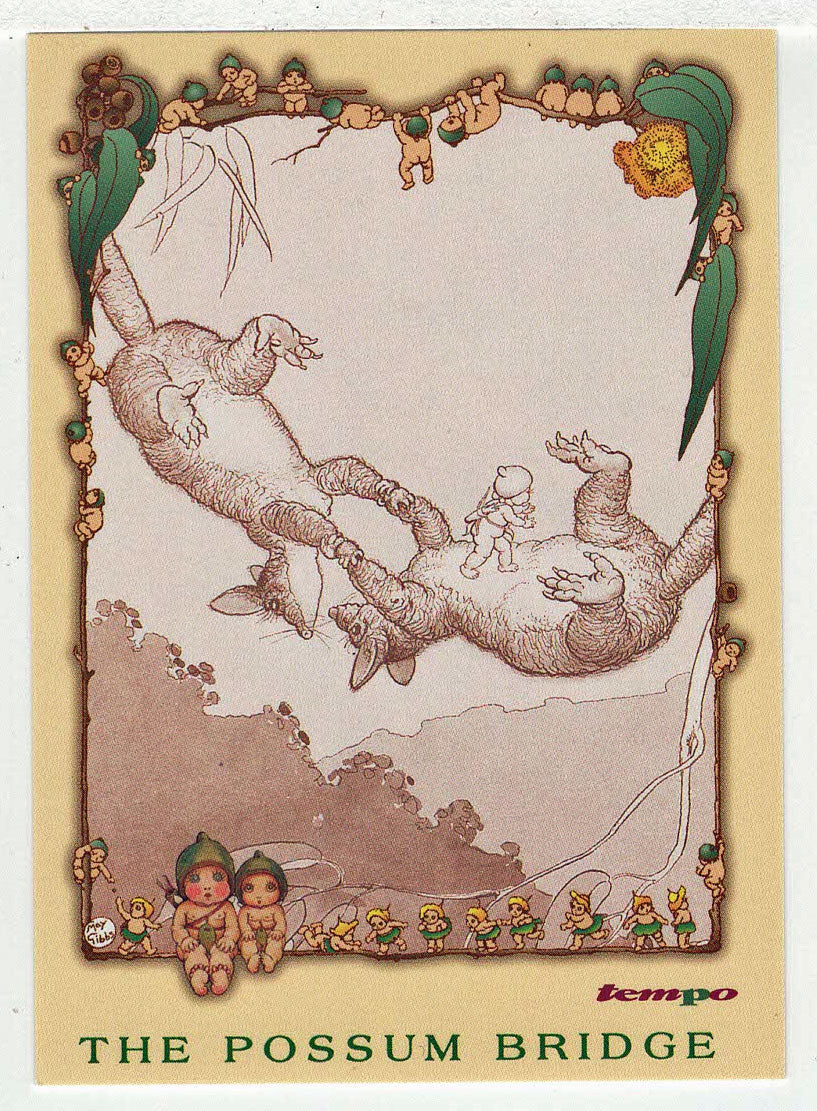 The Possum Bridge (Trading Card) May Gibbs - 1995 Tempo # 75 - Mint