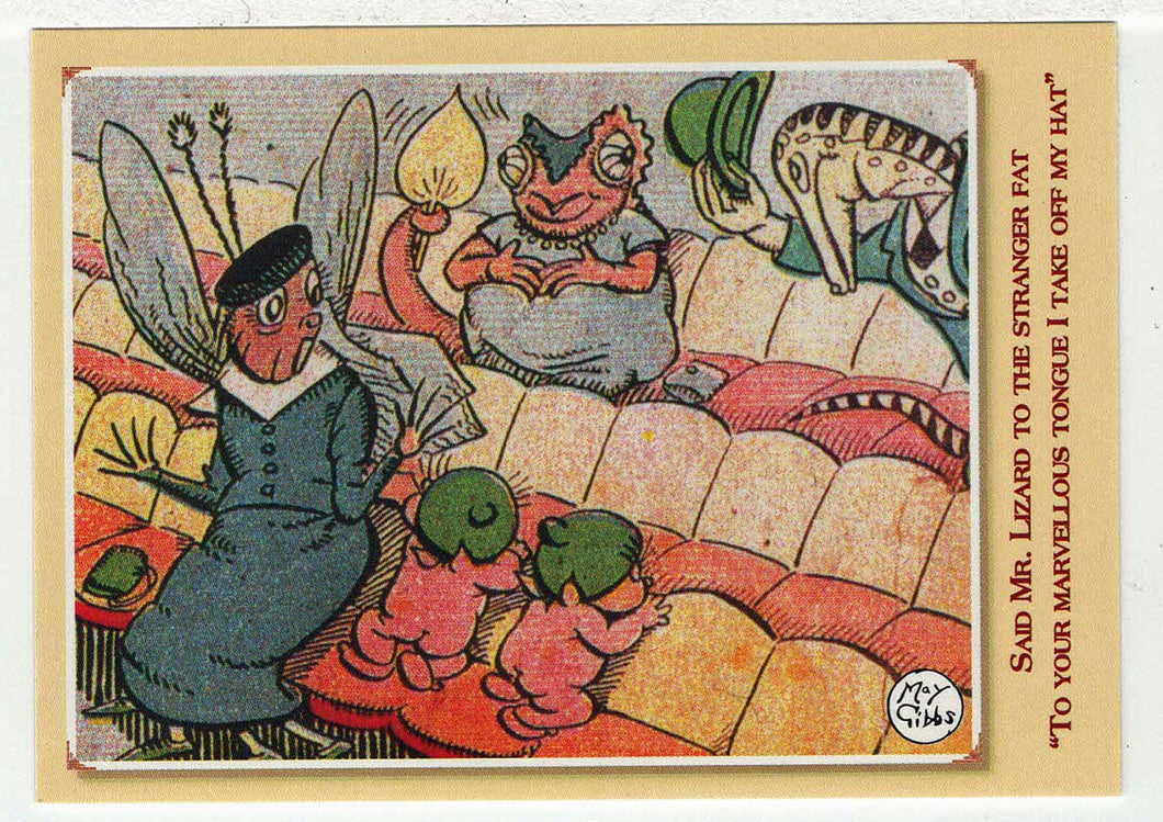 Said Mr. Lizard to the Stranger (Trading Card) May Gibbs - 1995 Tempo # 103 - Mint