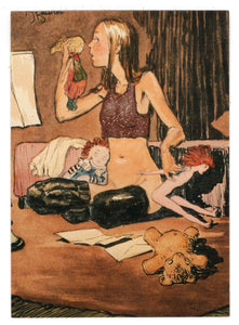 And Goodbye to You, Too! (Trading Card) Michael Kaluta - 1994 FPG # 27 - Mint