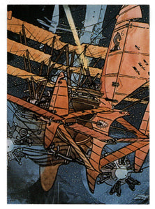 Last Flight of "The Pride of Man" (Trading Card) Michael Kaluta - 1994 FPG # 53 - Mint