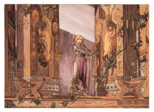 Eowyn Before the Gates of Meduseld (Trading Card) Michael Kaluta - 1994 FPG # 80 - Mint