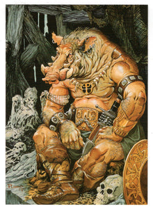 Boar King (Trading Card) Mike Ploog - 1994 FPG # 18 - Mint