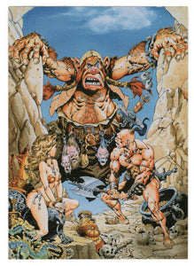 Red Giant's Cave (Trading Card) Mike Ploog - 1994 FPG # 77 - Mint