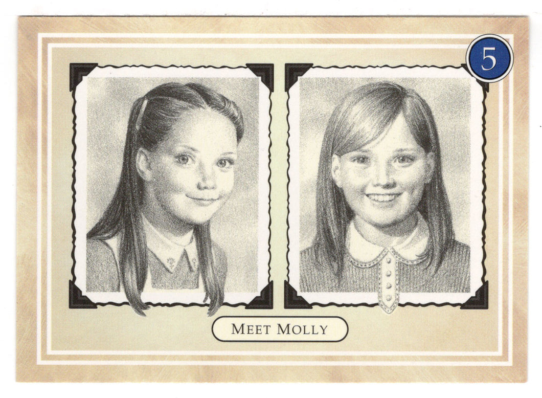 Molly - Friends: Linda and Susan - American Girl (Trading Card) # 5 - 1994 Pleasant Company - Mint
