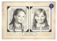 Molly - Friends: Linda and Susan - American Girl (Trading Card) # 5 - 1994 Pleasant Company - Mint