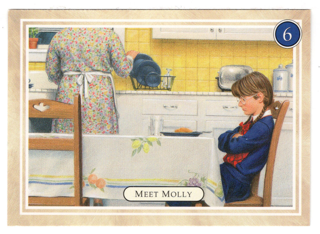 Molly - Every Last Bite - American Girl (Trading Card) # 6 - 1994 Pleasant Company - Mint