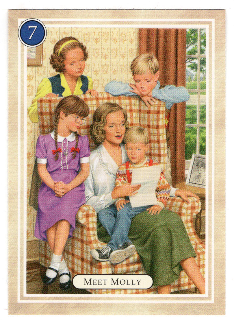 Molly - A Letter From Dad - American Girl (Trading Card) # 7 - 1994 Pleasant Company - Mint