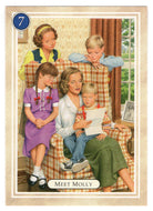 Molly - A Letter From Dad - American Girl (Trading Card) # 7 - 1994 Pleasant Company - Mint