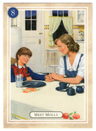 Molly - Mom to the Rescue - American Girl (Trading Card) # 8 - 1994 Pleasant Company - Mint
