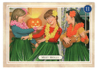 Molly - A Hula Halloween - American Girl (Trading Card) # 11 - 1994 Pleasant Company - Mint