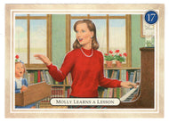 Molly - Learning a Lesson - Miss Campbell - American Girl (Trading Card) # 17 - 1994 Pleasant Company - Mint