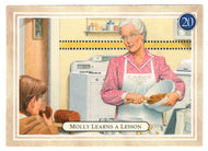 Molly - Learning a Lesson - Making Bread - American Girl (Trading Card) # 20 - 1994 Pleasant Company - Mint