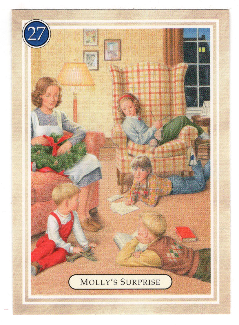 Molly - Surprise - A Different Christmas - American Girl (Trading Card) # 27 - 1994 Pleasant Company - Mint