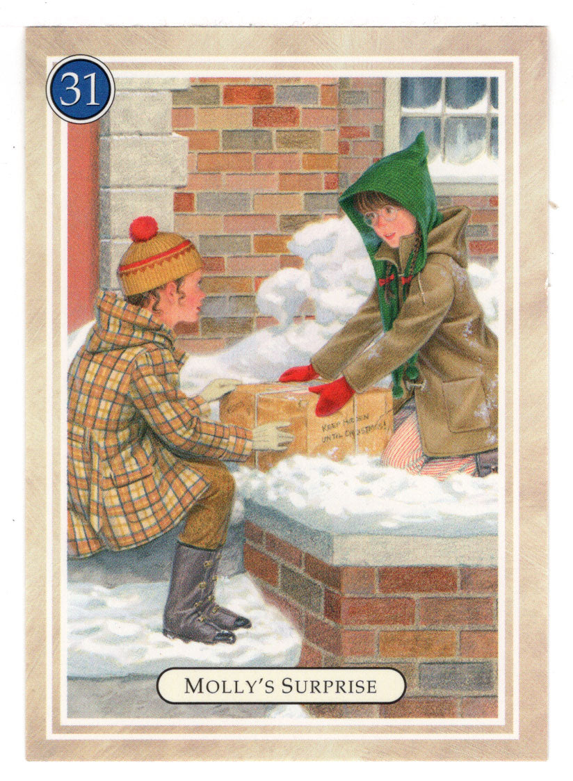 Molly - Surprise - A Package at Last - American Girl (Trading Card) # 31 - 1994 Pleasant Company - Mint