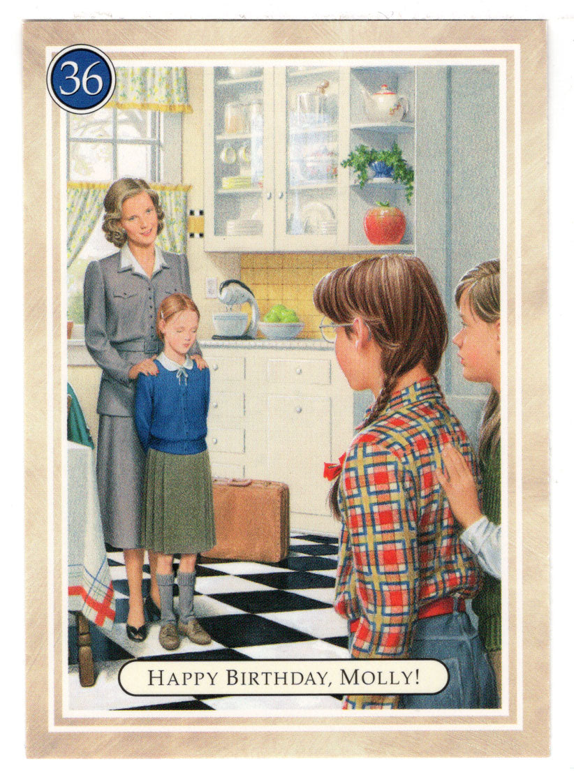 Molly - Happy Birthday - A New Girl - American Girl (Trading Card) # 36 - 1994 Pleasant Company - Mint