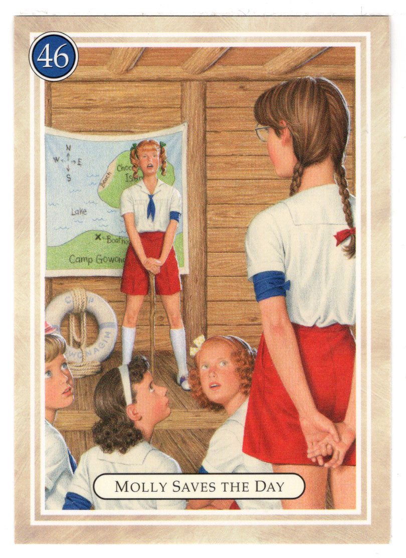 Molly - Saves the Day - Team Captain - American Girl (Trading Card) # 46 - 1994 Pleasant Company - Mint