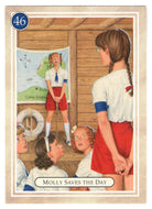 Molly - Saves the Day - Team Captain - American Girl (Trading Card) # 46 - 1994 Pleasant Company - Mint