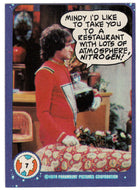 Mindy I'd Like to take You to a Restaurant - Mork & Mindy - 1989 Topps # 7 - Mint