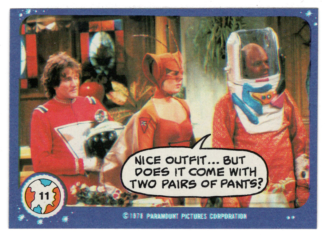 Nice Outfit - Mork & Mindy - 1989 Topps # 11 - Mint