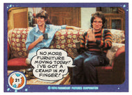 No More Furniture Moving Today! - Mork & Mindy - 1989 Topps # 21 - Mint