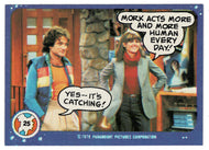 Mork Acts More and More Human Every Day! - Mork & Mindy - 1989 Topps # 25 - Mint