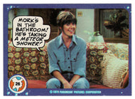 Mork's in The Bathroom! - Mork & Mindy - 1989 Topps # 26 - Mint