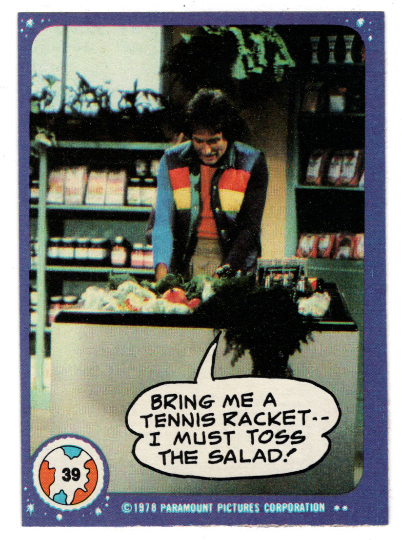 Bring me a Tennis Racket - Mork & Mindy - 1989 Topps # 39 - Mint
