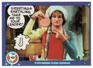 Greetings Earthling, take me to Your Leader! - Mork & Mindy - 1989 Topps # 43 - Mint