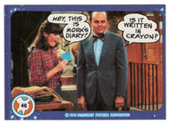 Hey, This is Mork's Diary! - Mork & Mindy - 1989 Topps # 46 - Mint