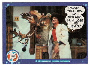 Poor Fellow - I'm Afraid He's Lost his Head! - Mork & Mindy - 1989 Topps # 50 - Mint