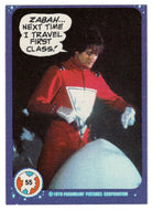 Zabah. Next time I Travel First Class! - Mork & Mindy - 1989 Topps # 55 - Mint