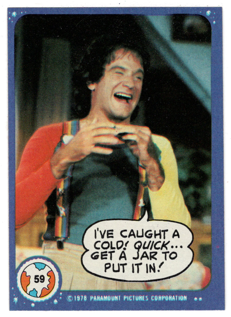 I've Caught a Cold! - Mork & Mindy - 1989 Topps # 59 - Mint