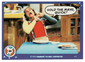 Hold The Mayo, Quick! - Mork & Mindy - 1989 Topps # 64 - Mint