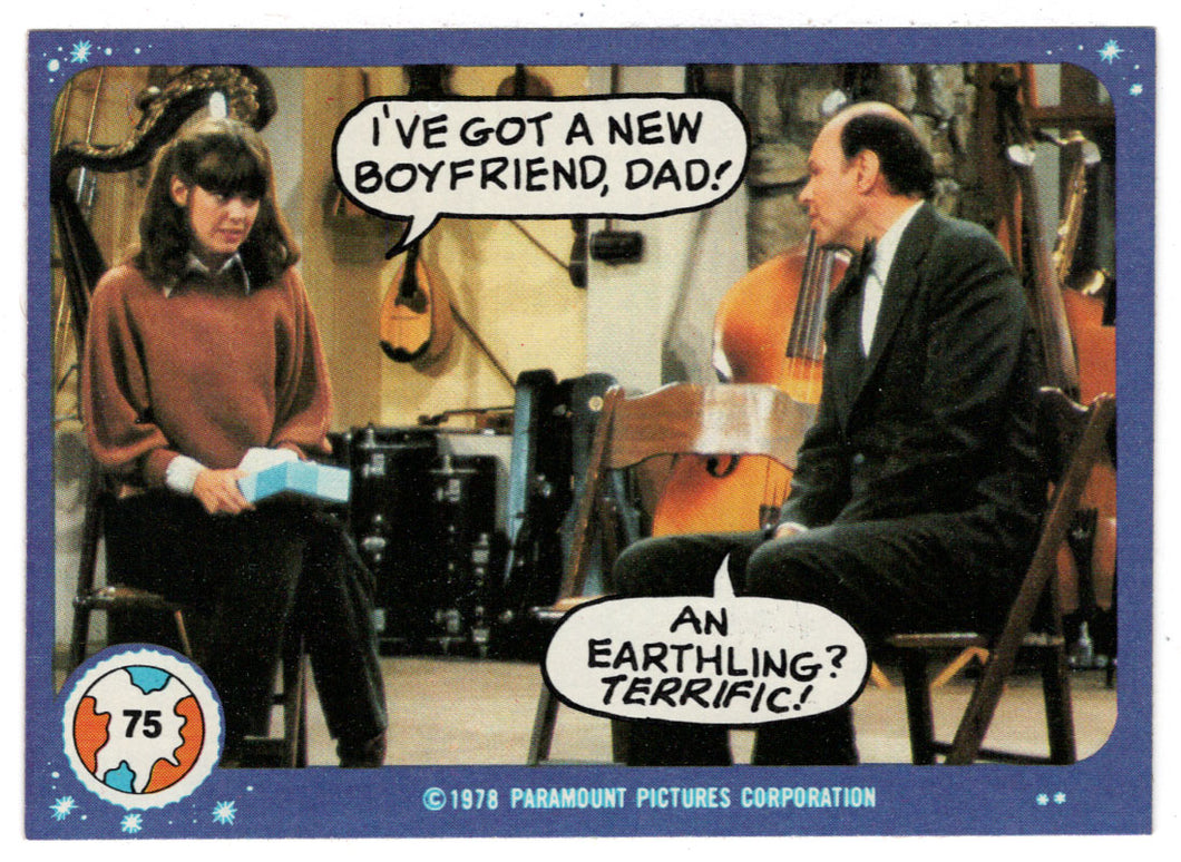 I've got a New Boyfriend, Dad! - Mork & Mindy - 1989 Topps # 75 - Mint