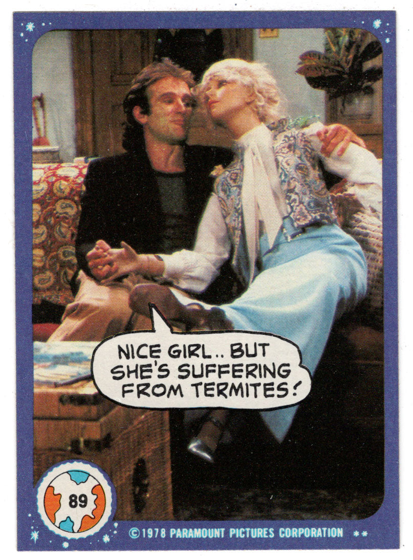 Nice Girl! - Mork & Mindy - 1989 Topps # 89 - Mint