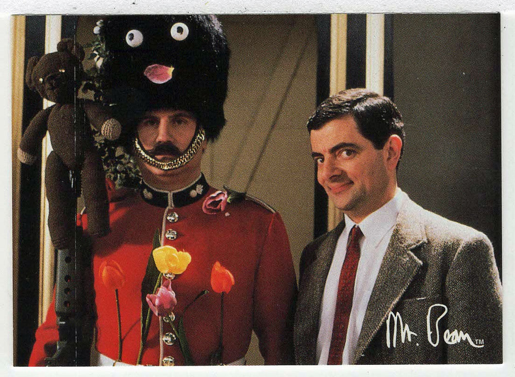 Solemn Guard - Mr. Bean - 1998 Dart Flipcards # 25 - Mint