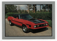 1972 Convertible (Trading Card) - Mustang - Ford Motorsport - 1992 FPI # 22 - Mint