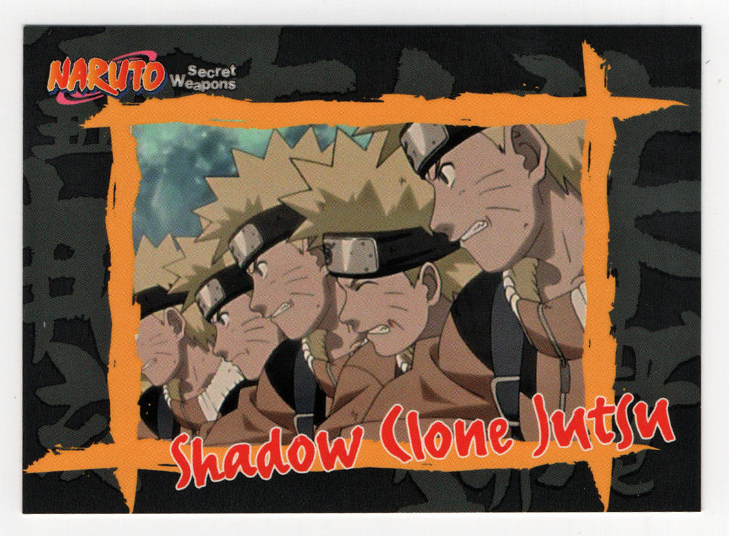 Naruto - Secret Weapons - Promo - Shadow Clone Jutsu (Trading Card) 2007 Panini # P1 - Mint