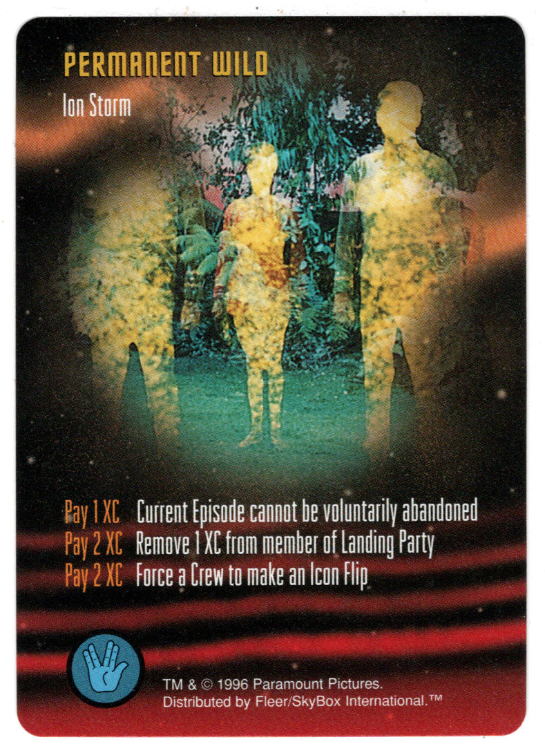 Permanent - Ion Storm (Trading Card) - Star Trek The Card Game - 1996 Skybox - Mint