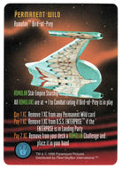 Permanent - Romulan Bird-of-Prey (Trading Card) - Star Trek The Card Game - 1996 Skybox - Mint