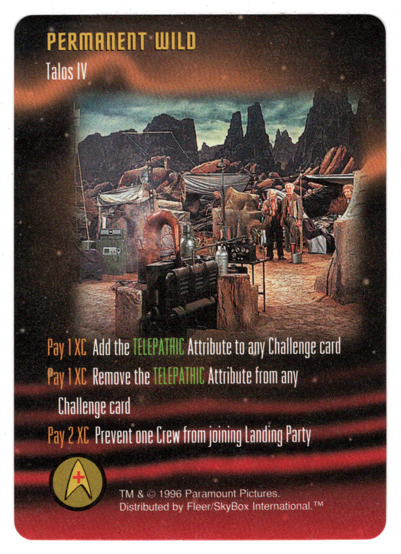 Permanent - Talos IV (Trading Card) - Star Trek The Card Game - 1996 Skybox - Mint