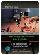 Plot - Court Martial (Trading Card) - Star Trek The Card Game - 1996 Skybox - Mint