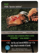 Plot - Operation: Annihilate (Trading Card) - Star Trek The Card Game - 1996 Skybox - Mint