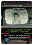 Plot - The City on The Edge of Forever (Trading Card) - Star Trek The Card Game - 1996 Skybox - Mint