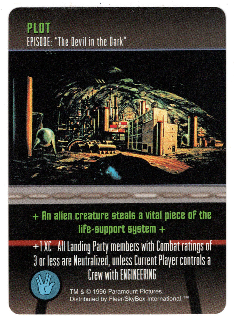 Plot - The Devil in The Dark (Trading Card) - Star Trek The Card Game - 1996 Skybox - Mint